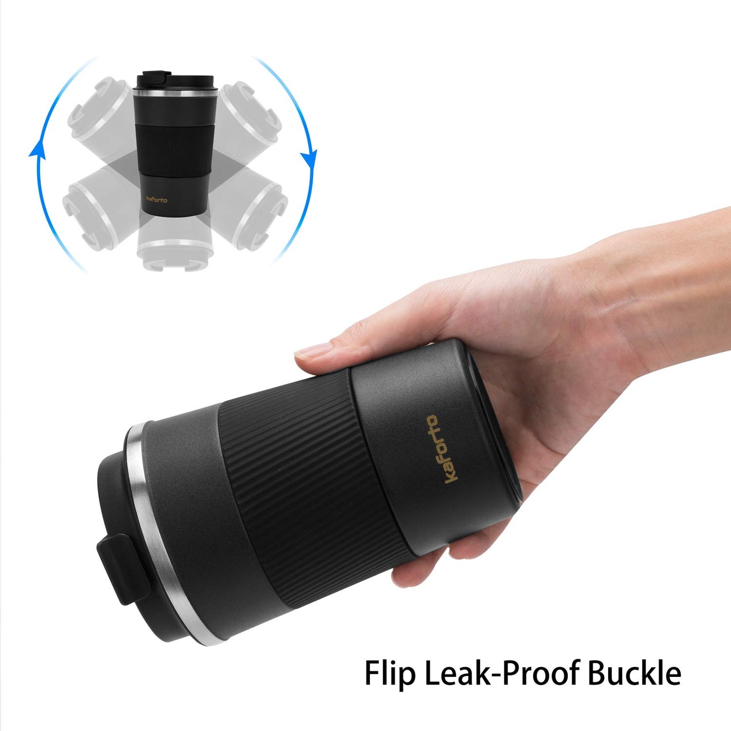 *Amazon Affiliate Link 12oz Insulated Coffee Travel Mug Stainless Steel Vacuum Coffee Cup Leakproof with Screw Lid Double Wall Coffee Tumbler Reusable Thermal Cup for Hot/Iced Beverage - 380ml, Black