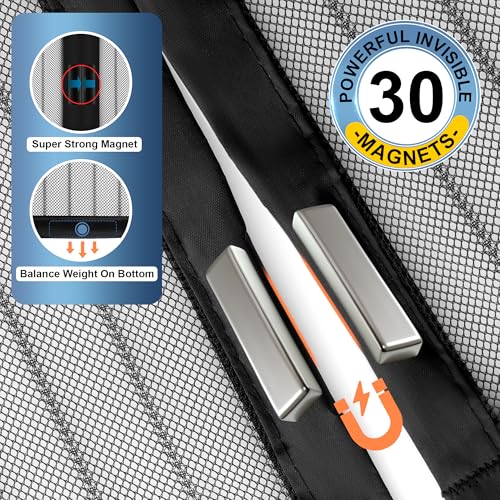 *Casava Ropa Affiliate Link. Magnetic Screen Door, Screen Door Mesh,Door Screen Magnetic Closure for Patio Door, Keep Bugs Out, Automatical Closure, Easy Install, Actual Screen Size 40"x81" (Fit Door Size up to 38"x80")
