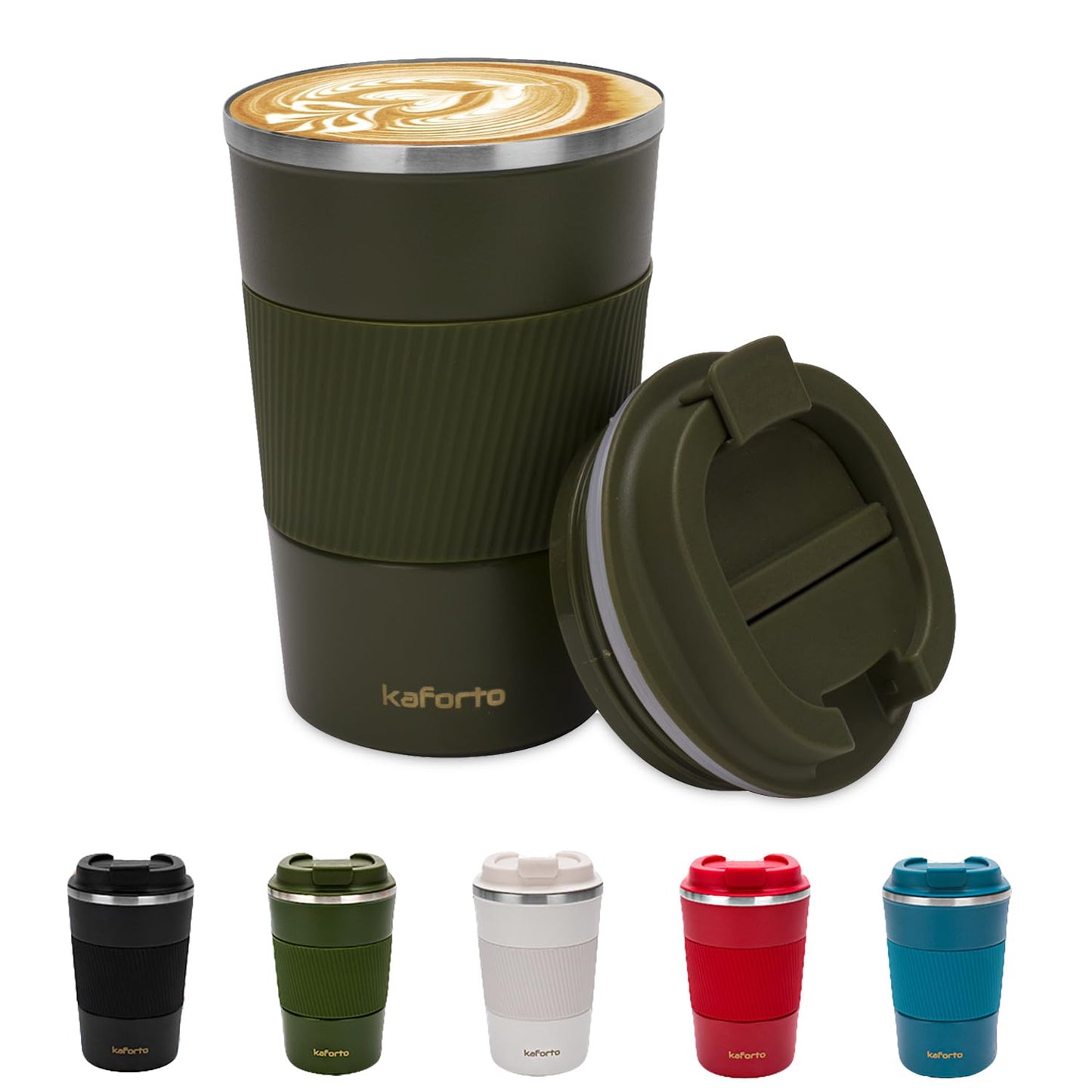 *Amazon Affiliate Link 12oz Insulated Coffee Travel Mug Stainless Steel Vacuum Coffee Cup Leakproof with Screw Lid Double Wall Coffee Tumbler Reusable Thermal Cup for Hot/Iced Beverage - 380ml, Black
