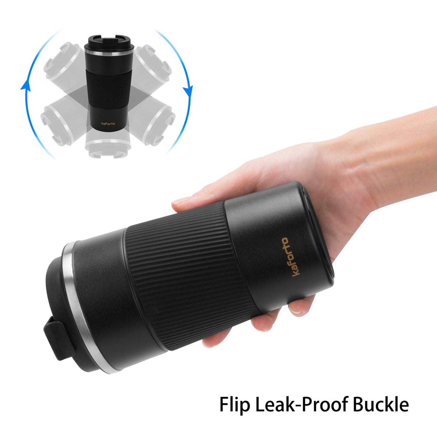*Amazon Affiliate Link 12oz Insulated Coffee Travel Mug Stainless Steel Vacuum Coffee Cup Leakproof with Screw Lid Double Wall Coffee Tumbler Reusable Thermal Cup for Hot/Iced Beverage - 380ml, Black