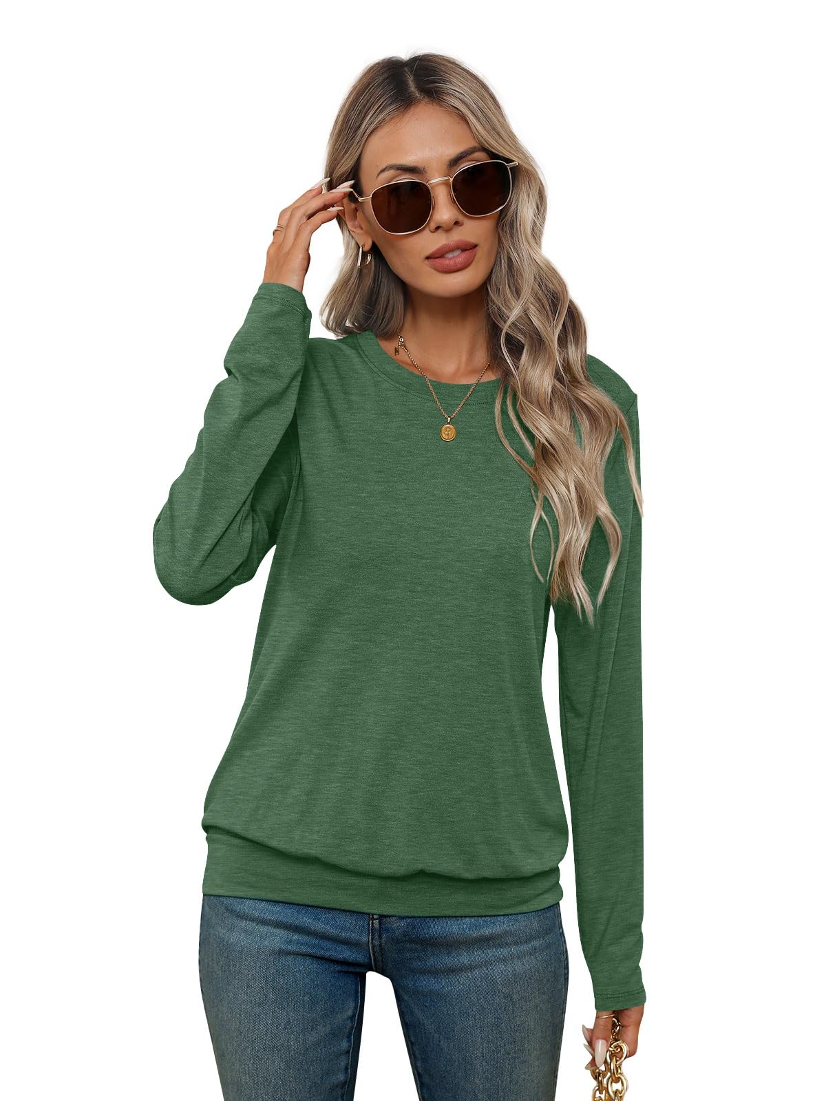 Womens Dressy Casual Long Sleeve Shirts