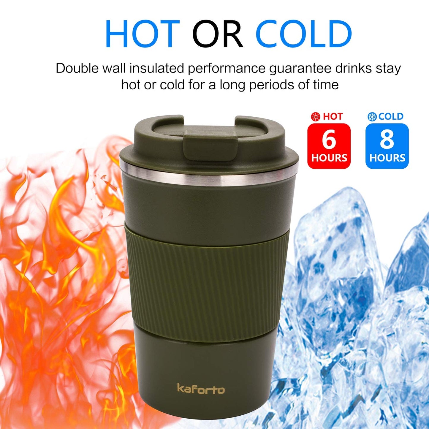 *Amazon Affiliate Link 12oz Insulated Coffee Travel Mug Stainless Steel Vacuum Coffee Cup Leakproof with Screw Lid Double Wall Coffee Tumbler Reusable Thermal Cup for Hot/Iced Beverage - 380ml, Black