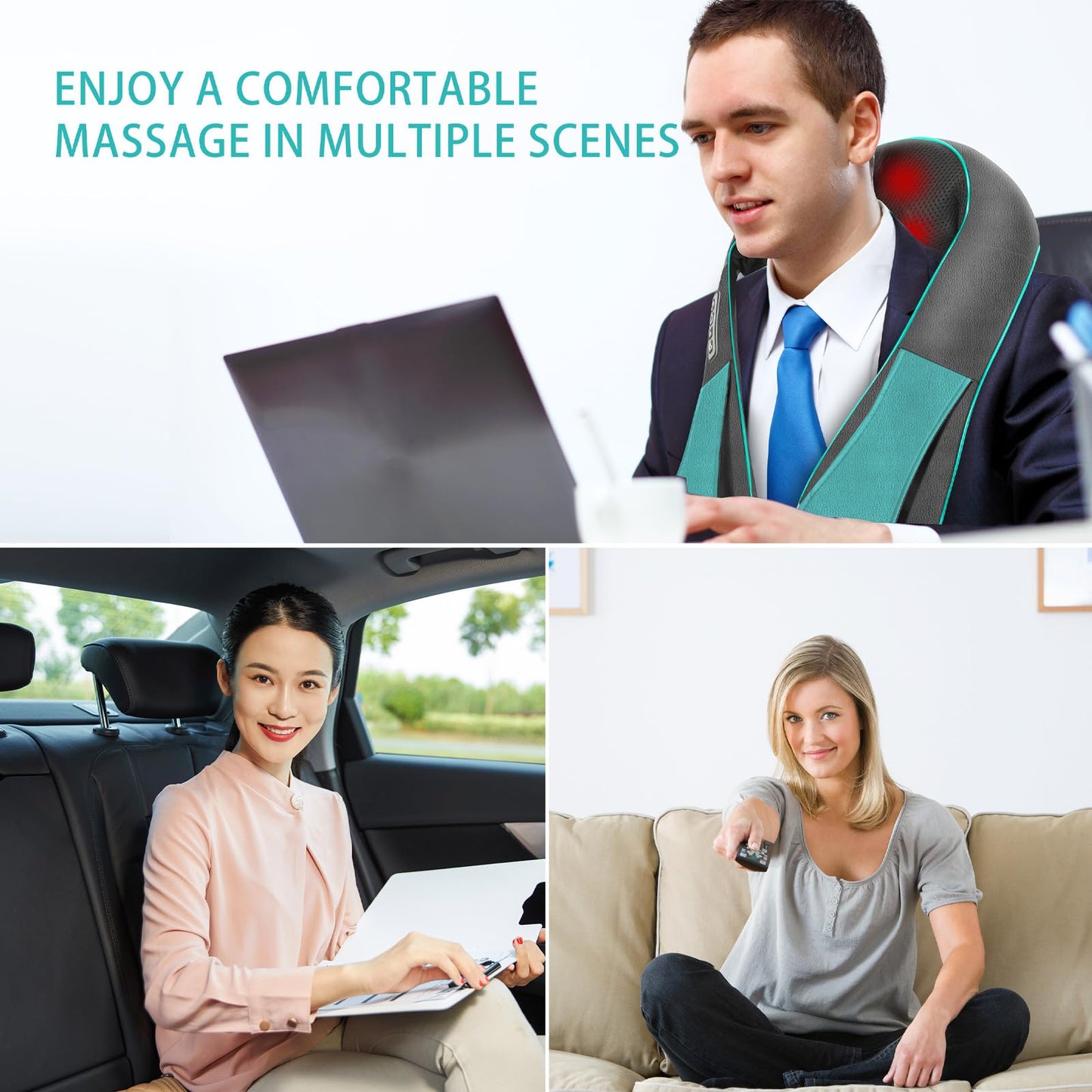 Back and Neck Massager (Deep Tissue Kneading) *Not Cordless
