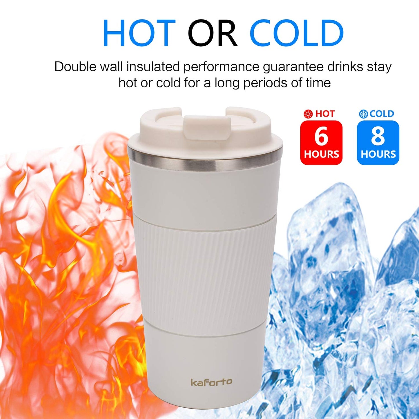 *Amazon Affiliate Link 12oz Insulated Coffee Travel Mug Stainless Steel Vacuum Coffee Cup Leakproof with Screw Lid Double Wall Coffee Tumbler Reusable Thermal Cup for Hot/Iced Beverage - 380ml, Black