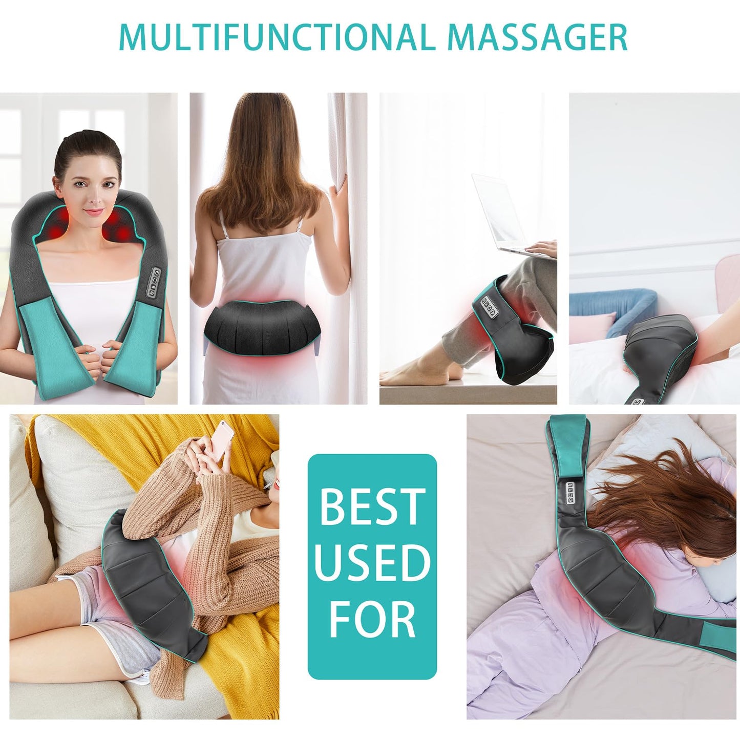 Back and Neck Massager (Deep Tissue Kneading) *Not Cordless