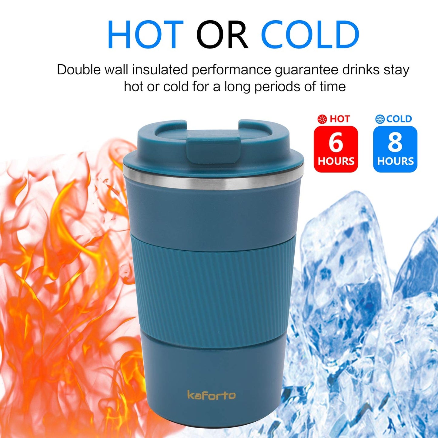 *Amazon Affiliate Link 12oz Insulated Coffee Travel Mug Stainless Steel Vacuum Coffee Cup Leakproof with Screw Lid Double Wall Coffee Tumbler Reusable Thermal Cup for Hot/Iced Beverage - 380ml, Black