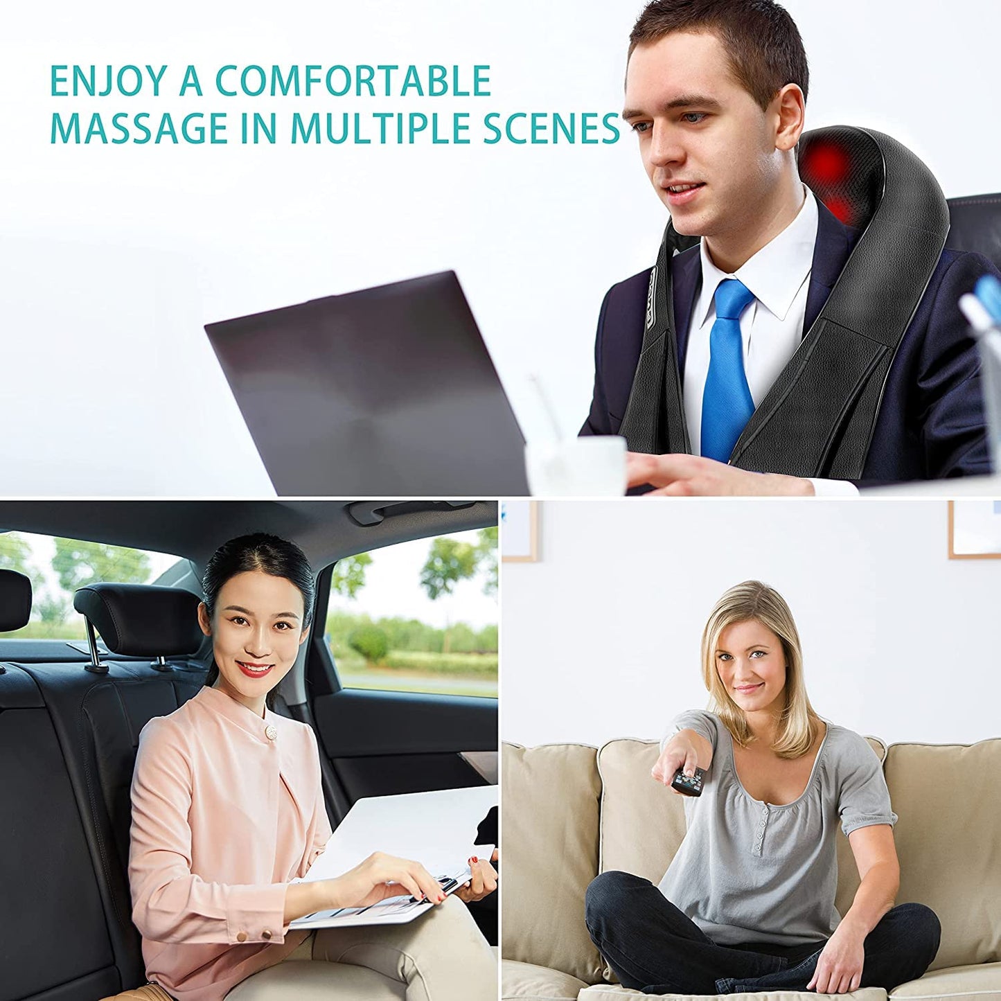 Back and Neck Massager (Deep Tissue Kneading) *Not Cordless