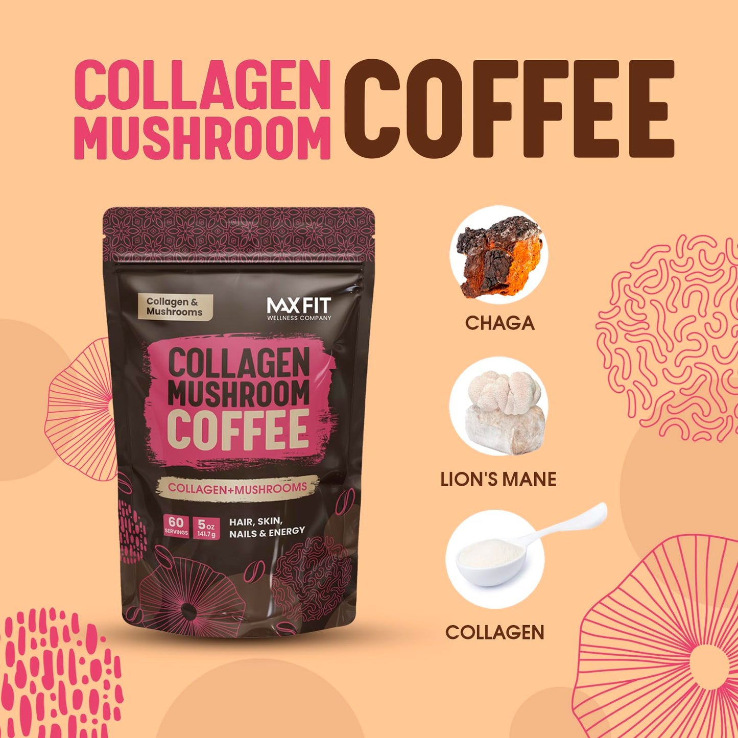 Mushroom Coffee Organic (60 Servings)