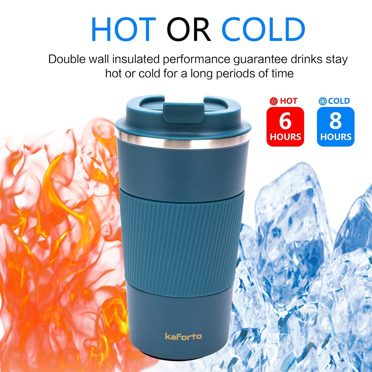 *Amazon Affiliate Link 12oz Insulated Coffee Travel Mug Stainless Steel Vacuum Coffee Cup Leakproof with Screw Lid Double Wall Coffee Tumbler Reusable Thermal Cup for Hot/Iced Beverage - 380ml, Black