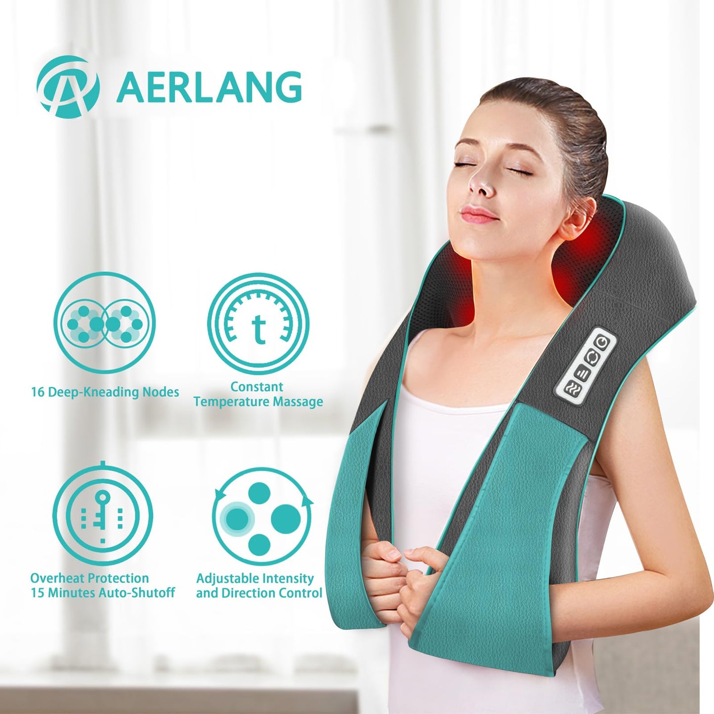 Back and Neck Massager (Deep Tissue Kneading) *Not Cordless