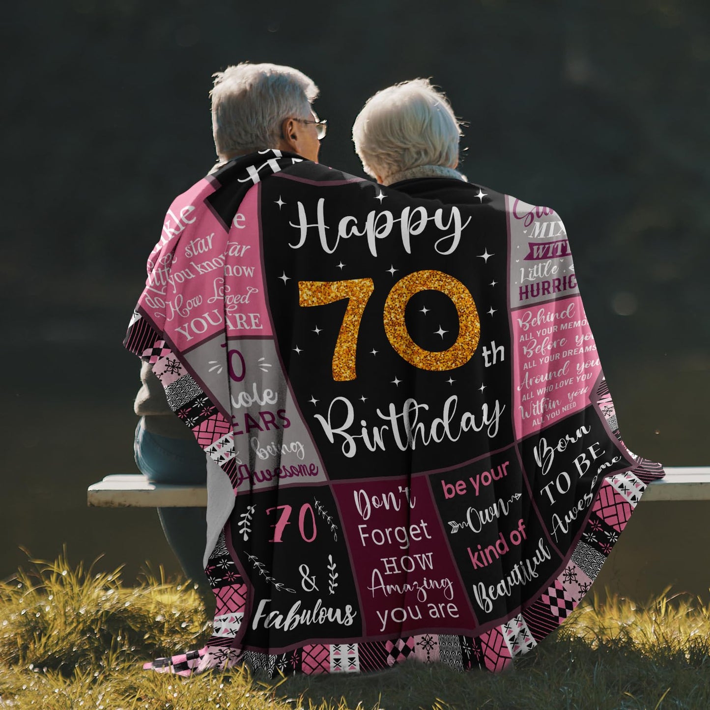 *CasavaRopa Affiliate Link Amonee-YL 50th Birthday Gifts for Women, 50th Birthday Gift Blanket 60"X80", 50 Year Old Gifts for Women, 50th Birthday Gifts for Her, 50th Birthday Decorations, 50 Years Old Birthday Gifts for Woman