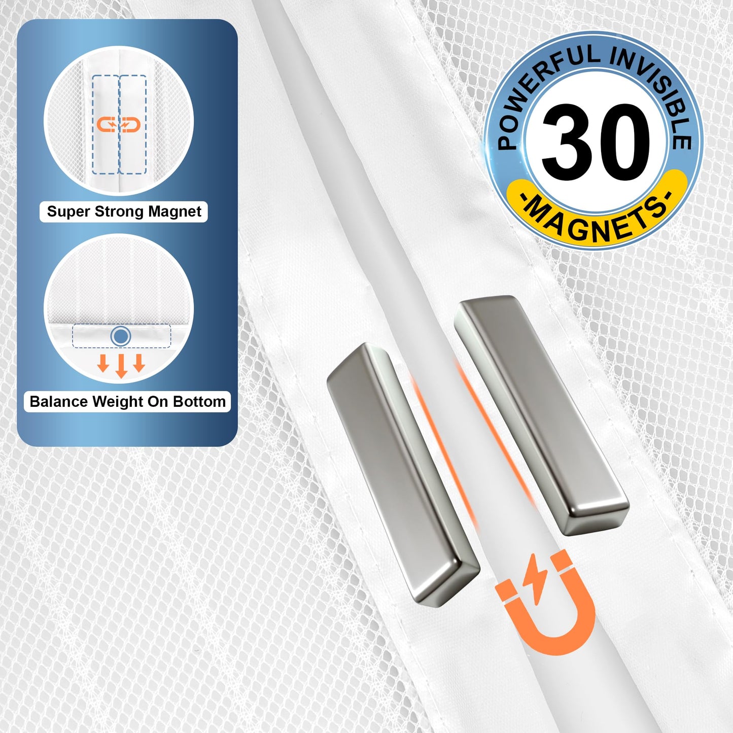 *Casava Ropa Affiliate Link. Magnetic Screen Door, Screen Door Mesh,Door Screen Magnetic Closure for Patio Door, Keep Bugs Out, Automatical Closure, Easy Install, Actual Screen Size 40"x81" (Fit Door Size up to 38"x80")