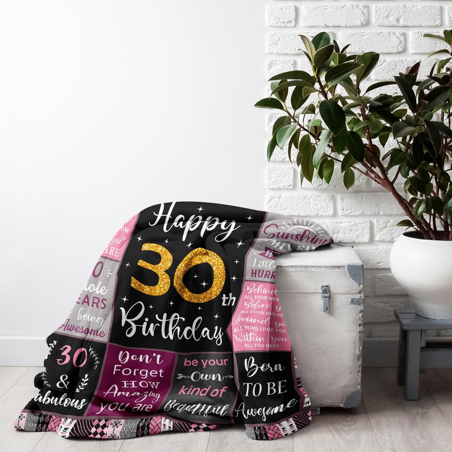 *CasavaRopa Affiliate Link Amonee-YL 50th Birthday Gifts for Women, 50th Birthday Gift Blanket 60"X80", 50 Year Old Gifts for Women, 50th Birthday Gifts for Her, 50th Birthday Decorations, 50 Years Old Birthday Gifts for Woman