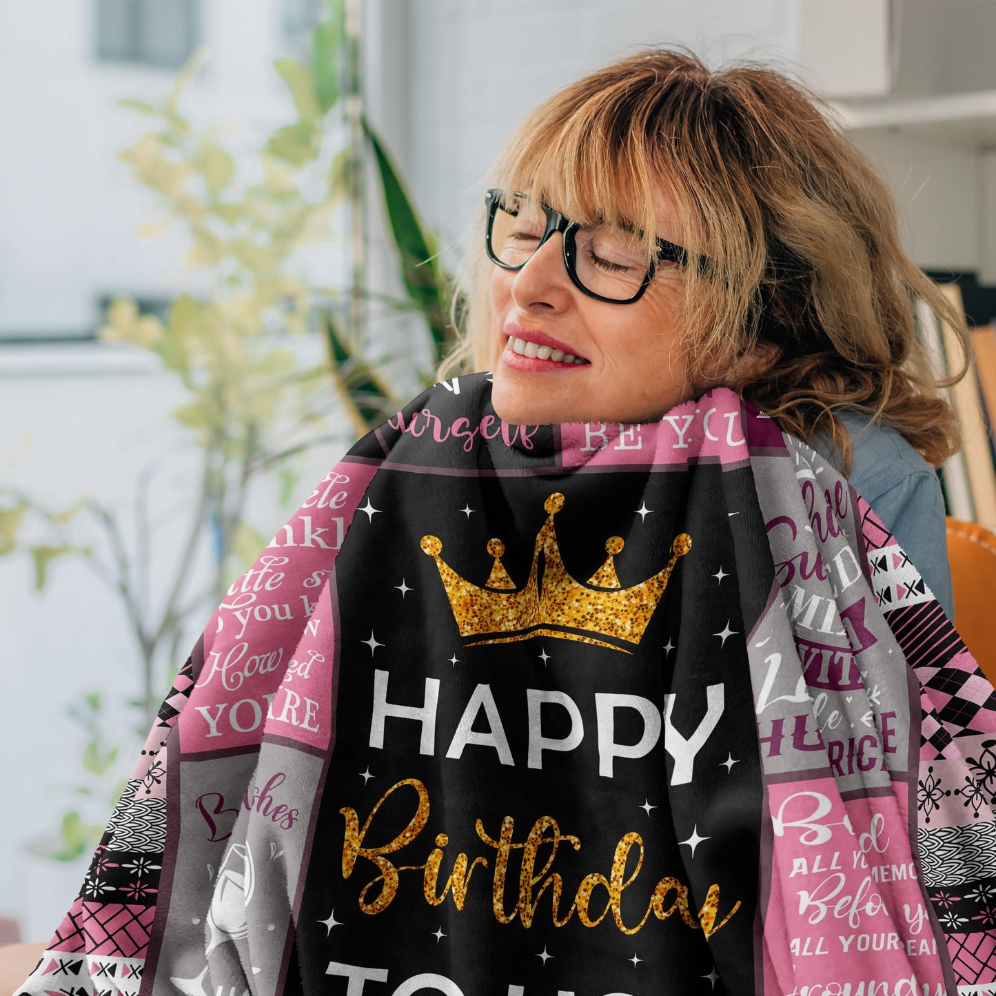 *CasavaRopa Affiliate Link Amonee-YL 50th Birthday Gifts for Women, 50th Birthday Gift Blanket 60"X80", 50 Year Old Gifts for Women, 50th Birthday Gifts for Her, 50th Birthday Decorations, 50 Years Old Birthday Gifts for Woman