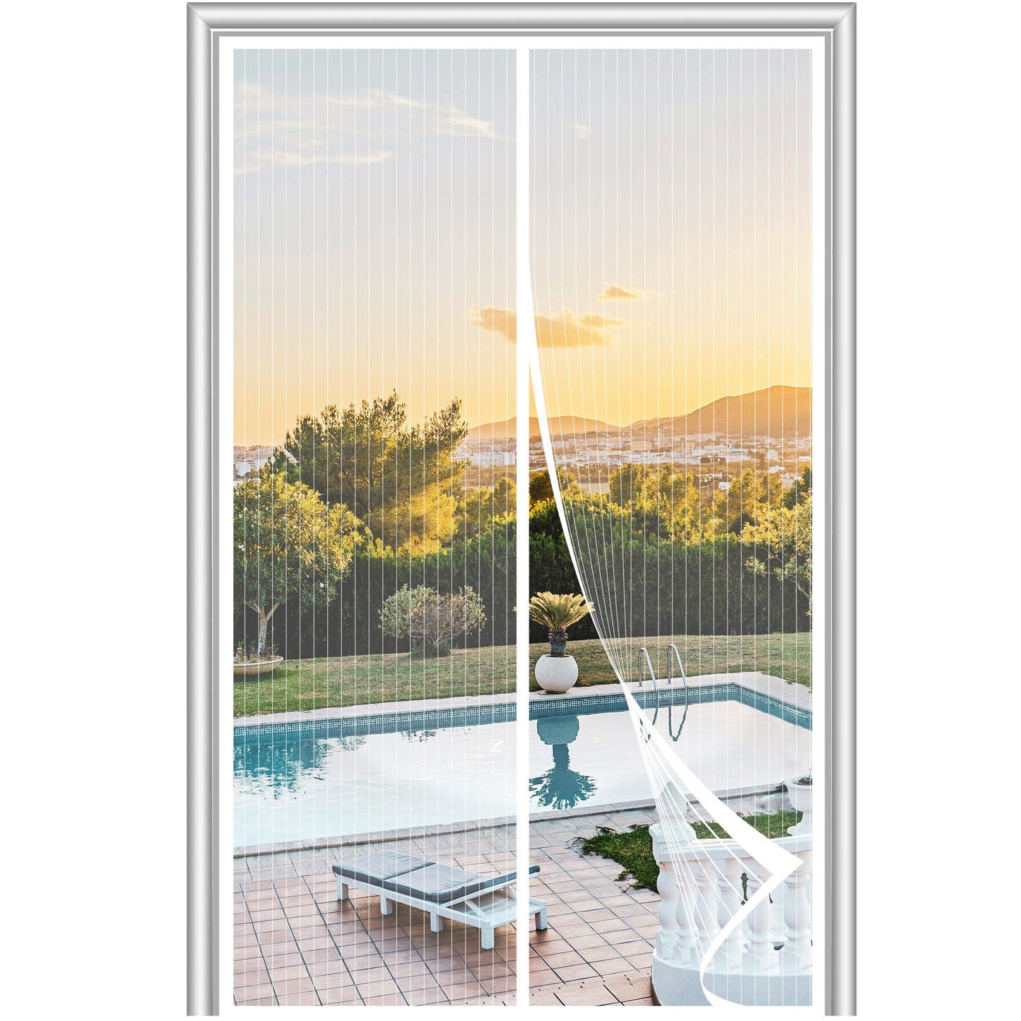 *Casava Ropa Affiliate Link. Magnetic Screen Door, Screen Door Mesh,Door Screen Magnetic Closure for Patio Door, Keep Bugs Out, Automatical Closure, Easy Install, Actual Screen Size 40"x81" (Fit Door Size up to 38"x80")