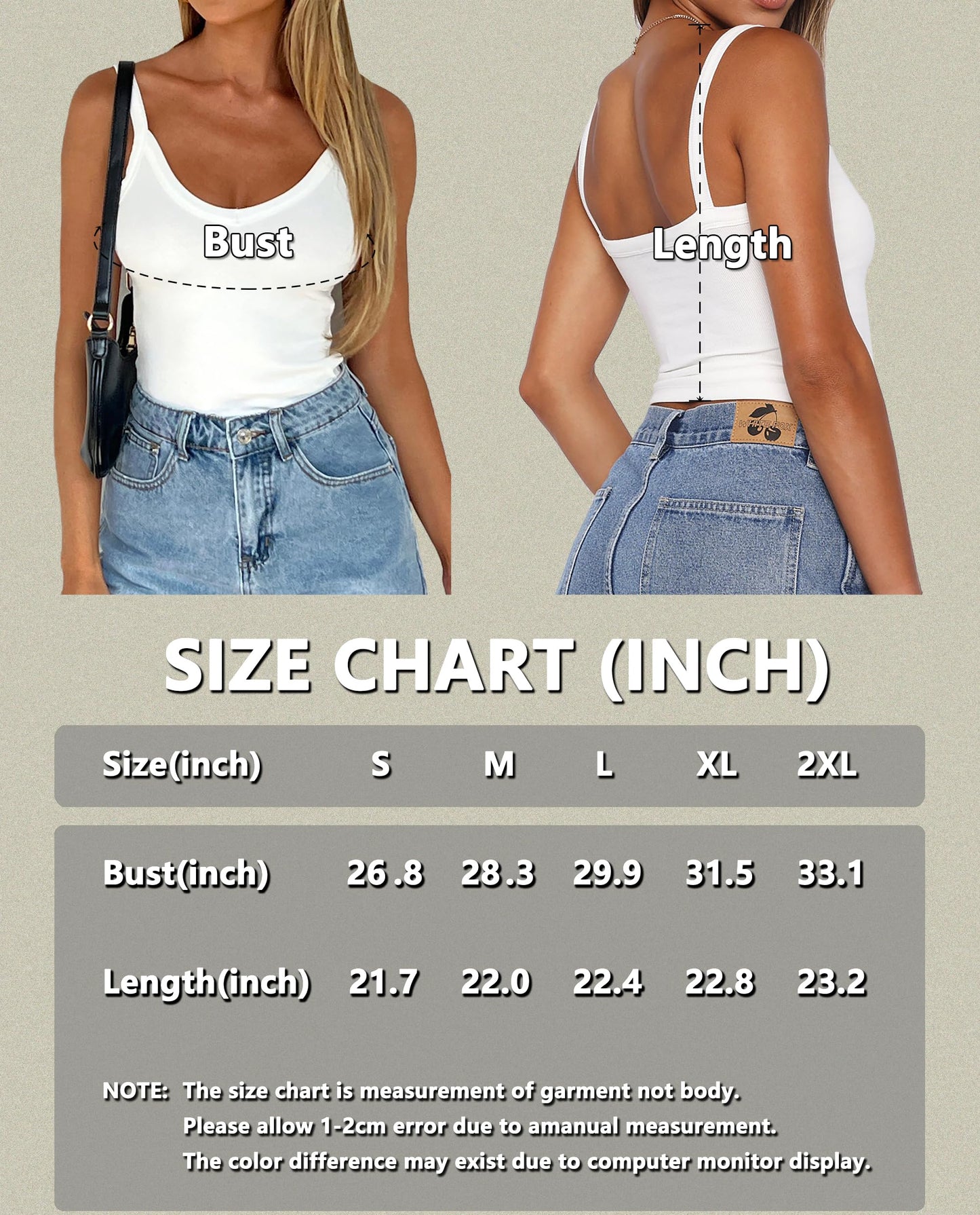 *Amazon Affiliate Link iGENJUN Womens Spaghetti Strap V-Neck Ribbed Tank Tops for Women 2025 Slim Fitted Soft Camisole Basic Layering Shirts
