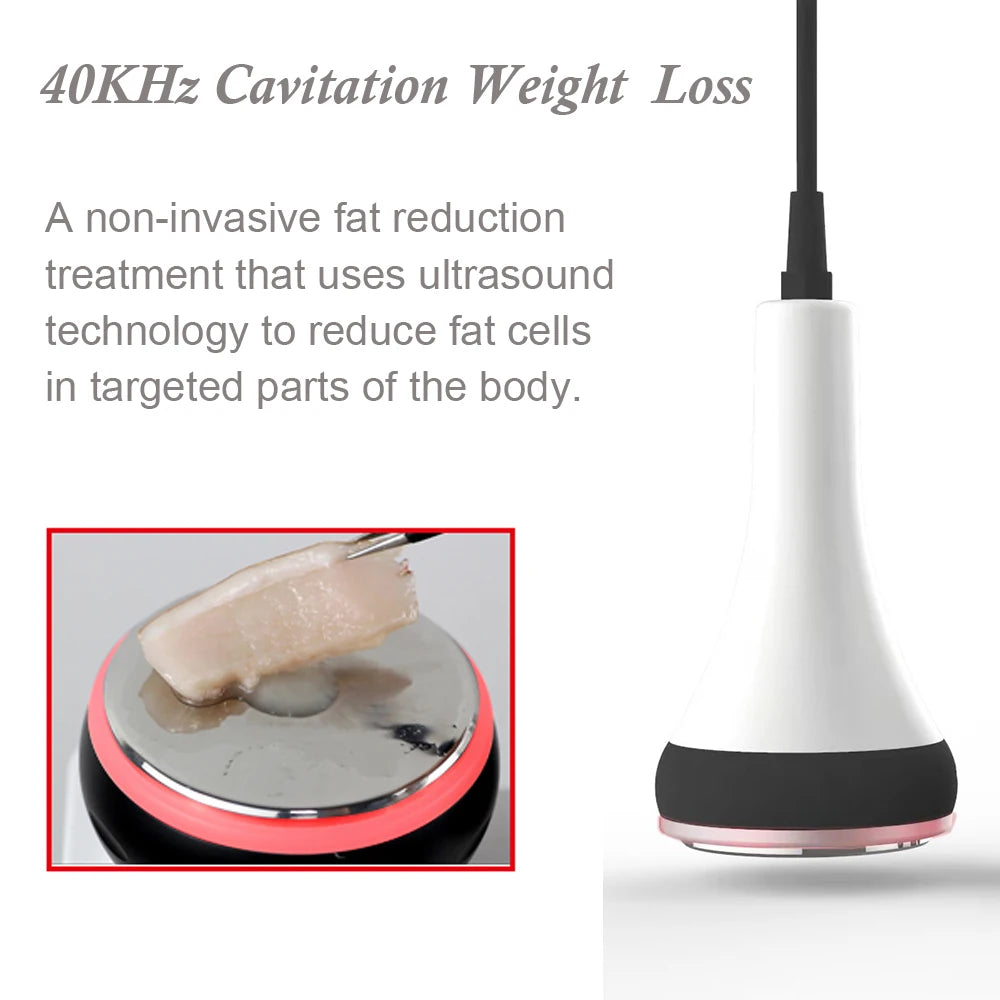 40K Ultrasonic Cavitation Radio Frequency Body Slimming System Machine RF