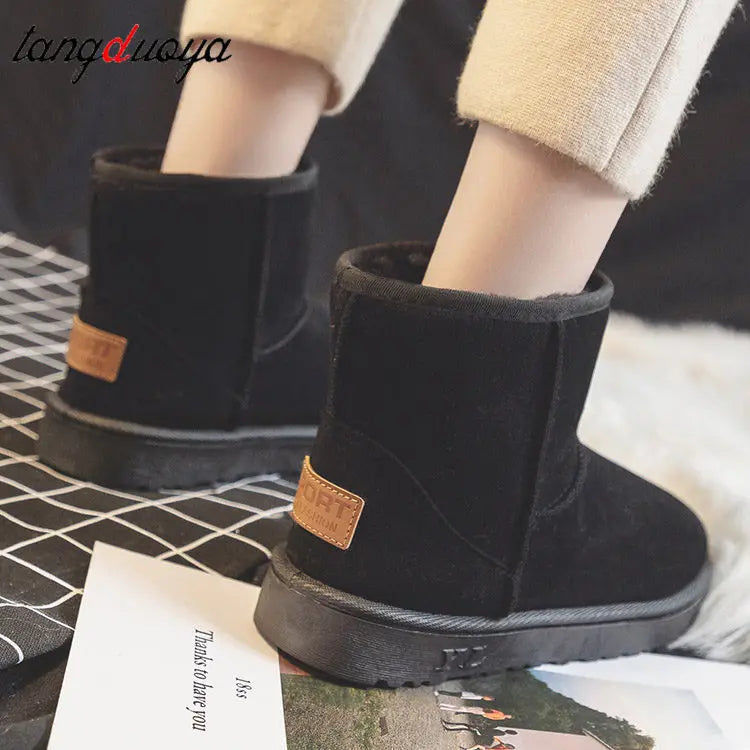 Waterproof Woman Boot (Thick, Warm, Plush)