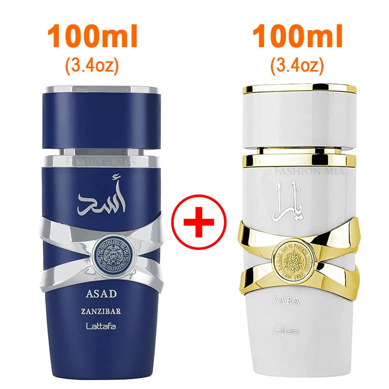 (YARA) 2 Box Set (100ml) Men's Yara and Candy Women Arabic perfume