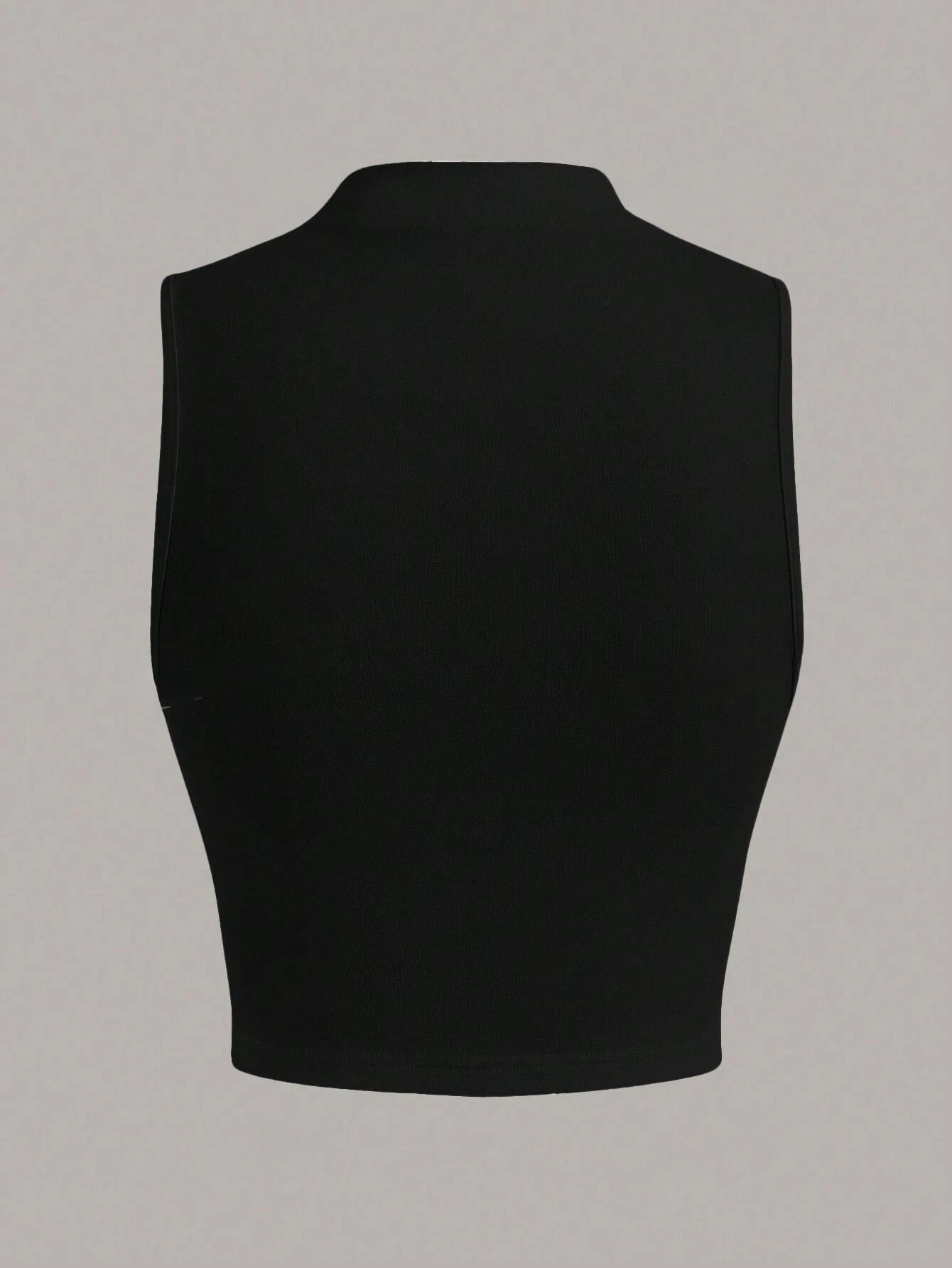 Top sin mangas casual, ajuste slim de ropa urbana (street wear)