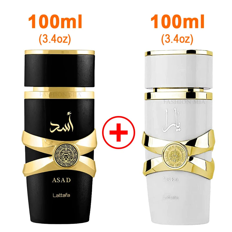 (YARA) 2 Box Set (100ml) Men's Yara and Candy Women Arabic perfume