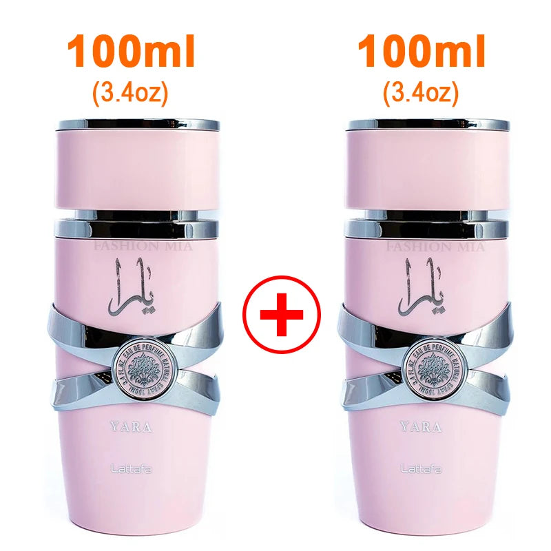 (YARA) 2 Box Set (100ml) Men's Yara and Candy Women Arabic perfume