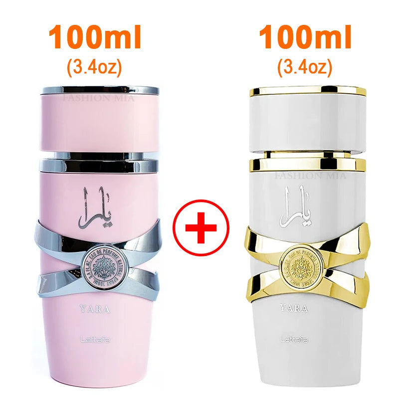 (YARA) 2 Box Set (100ml) Men's Yara and Candy Women Arabic perfume