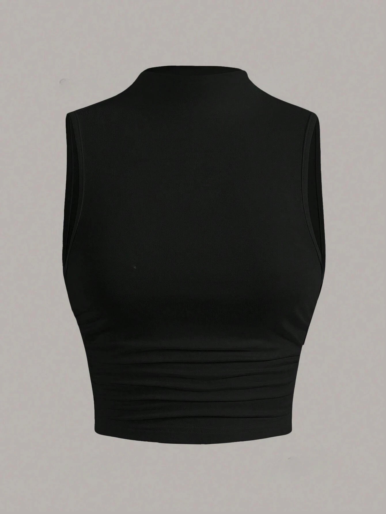 Top sin mangas casual, ajuste slim de ropa urbana (street wear)