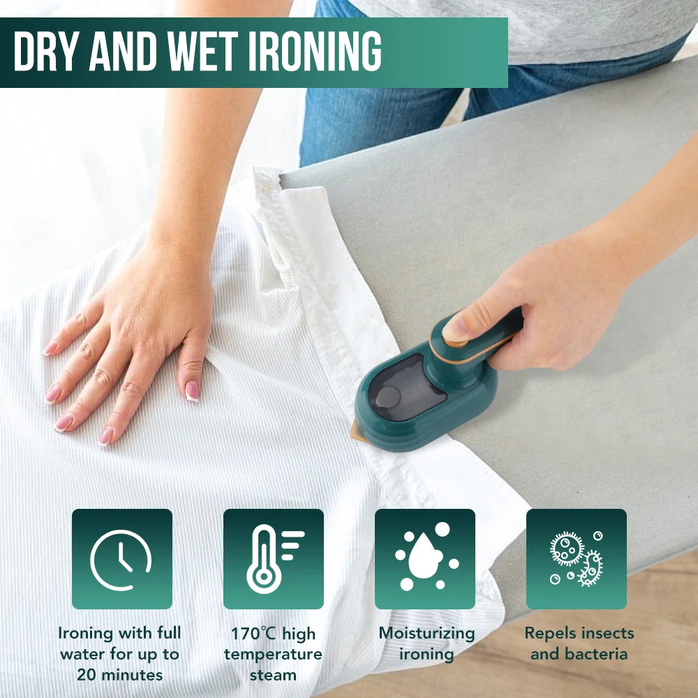 Mini Garment Steamer (Home, Travel, Dorm)