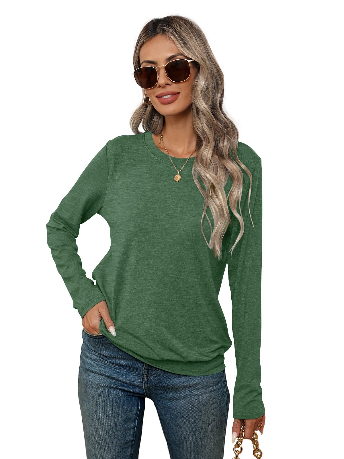 Womens Dressy Casual Long Sleeve Shirts
