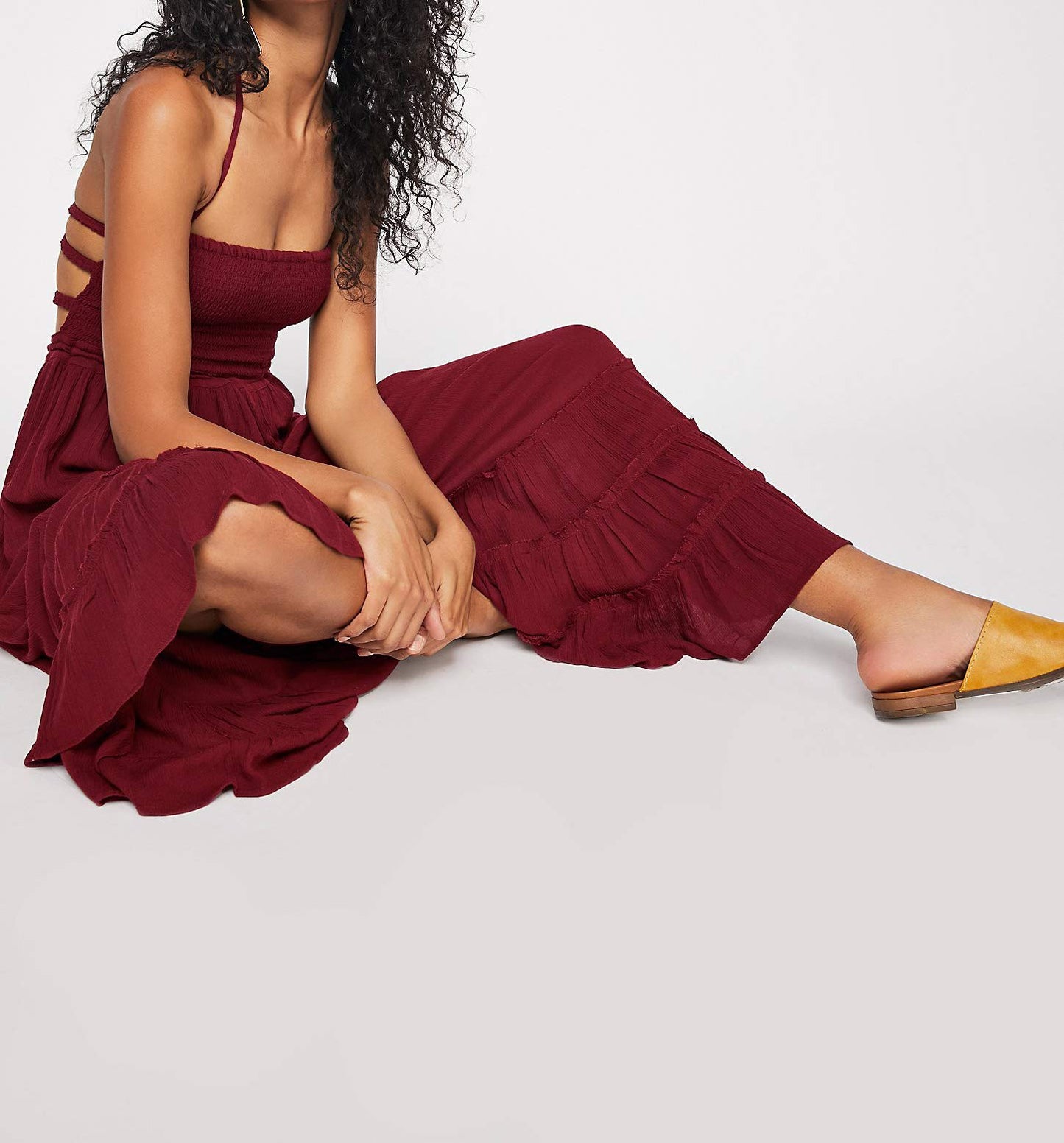 R.Vivimos Womens Summer Boho Sexy Backless Long Dresses