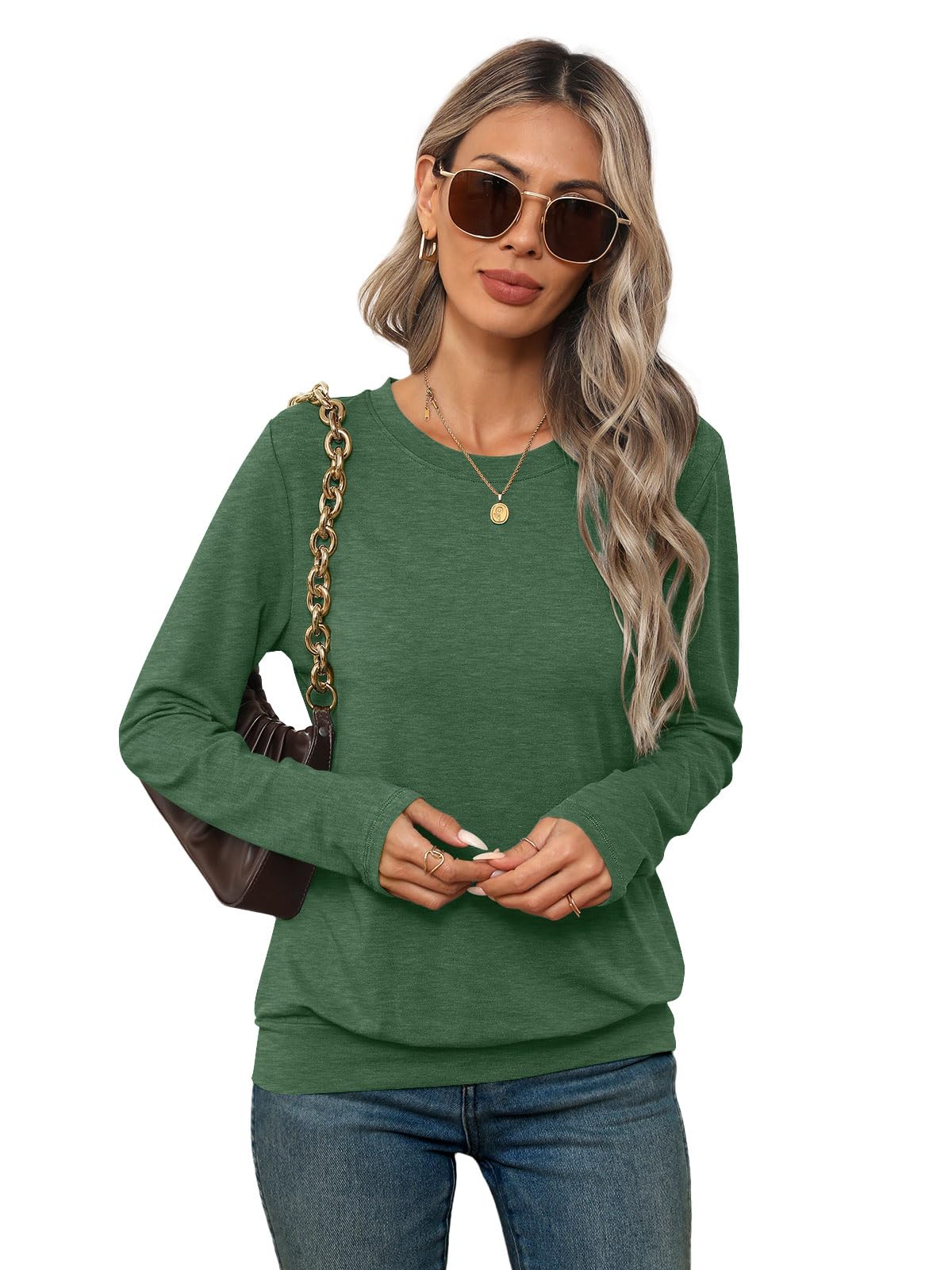 Womens Dressy Casual Long Sleeve Shirts