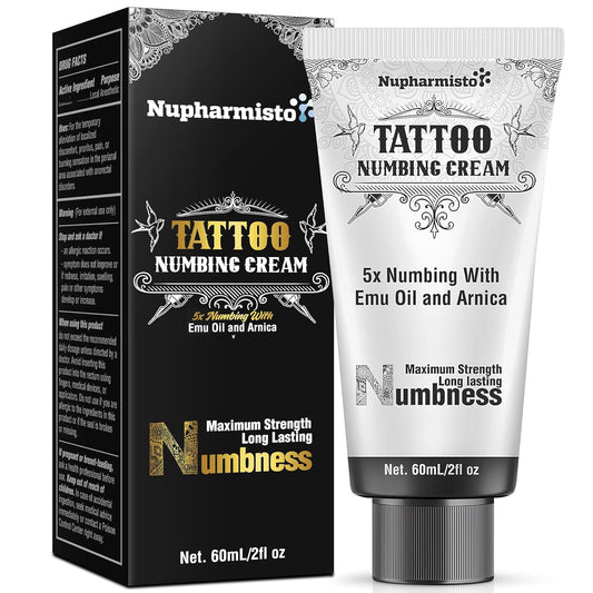 * Casava Ropa Affiliate link 6 Hours Maximum Strength Numbing Cream Tattoo (2oz/ 60ml), Tattoo Numbing Cream for Tattoos Extra Strength with 5x Numbing, Emu Oil and Arnica. 2oz/ 60ml