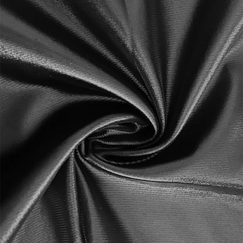 Falda Mini Elastica, Cuero Sintetico