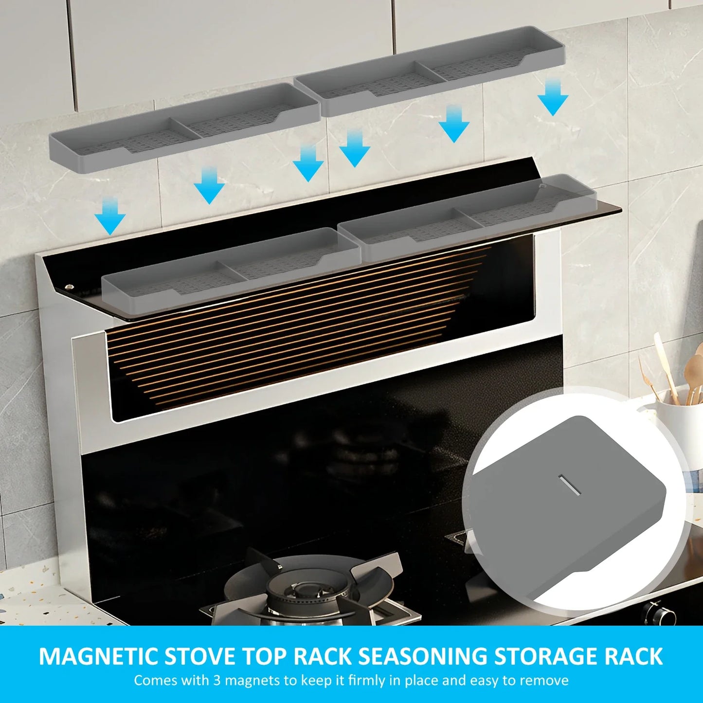 Magnetic Stove Shelft (2 Piece)