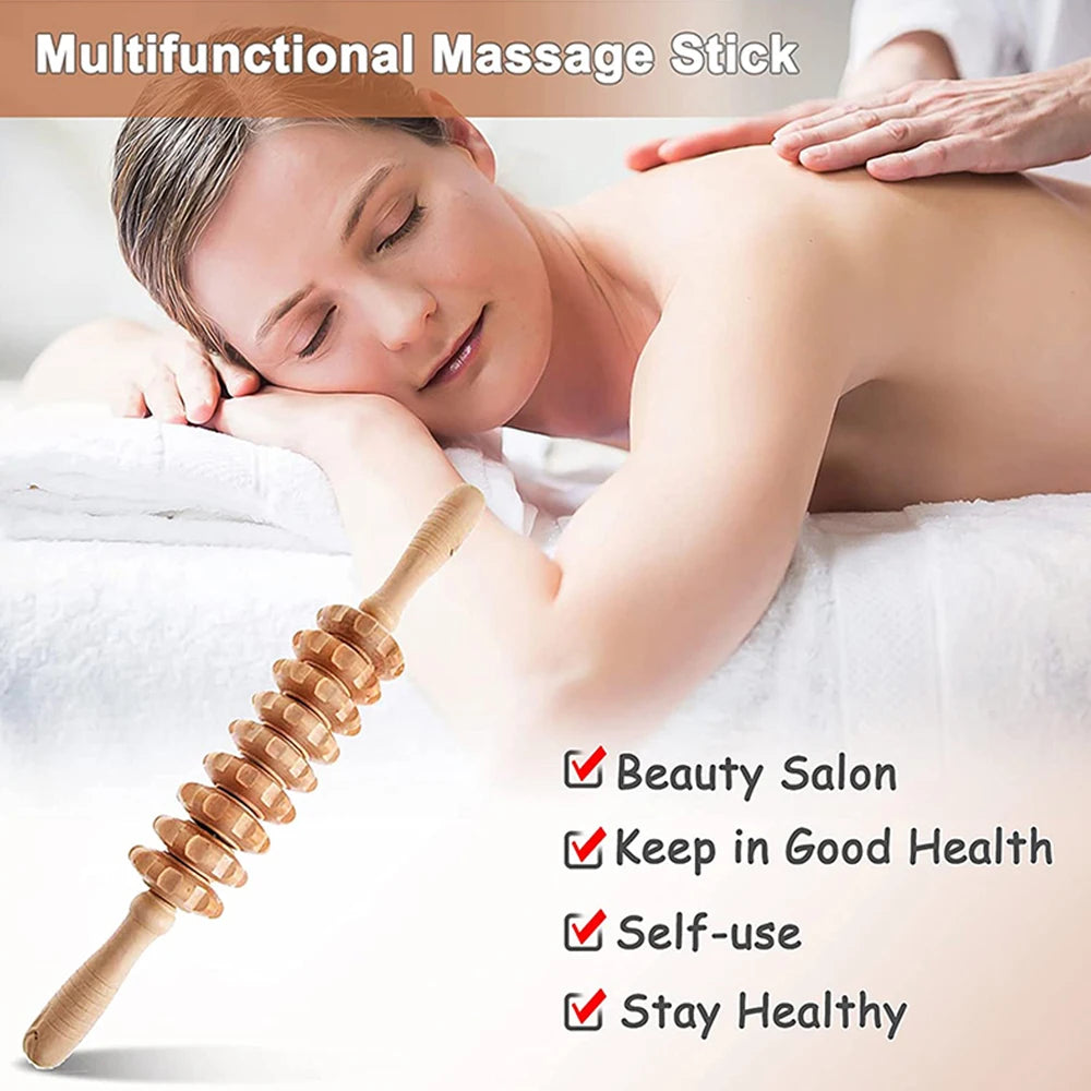 6 In 1 Wood Lymphatic Drainage Massager