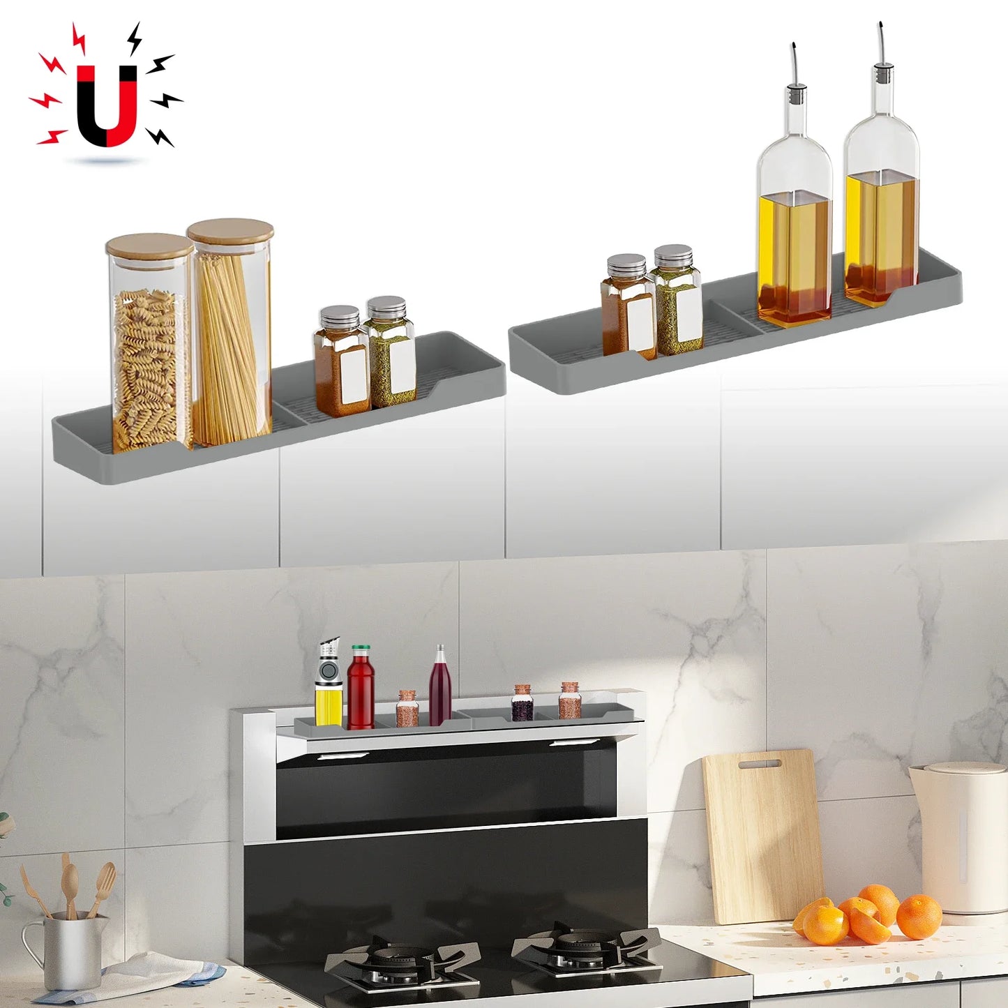Magnetic Stove Shelft (2 Piece)
